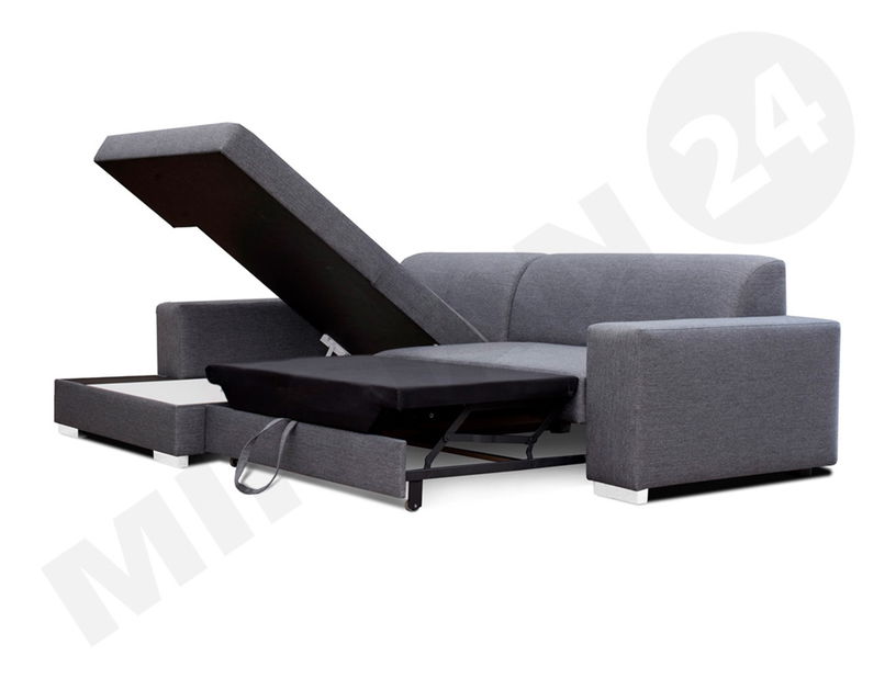 Rohová sedací souprava Hold (šedá)