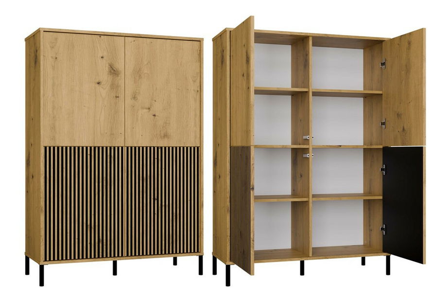 Skříňka Kamarussa Slim 4 (dub artisan)