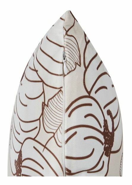 Sada 2 ozdobných polštářů 45 x 45 cm God (béžová)