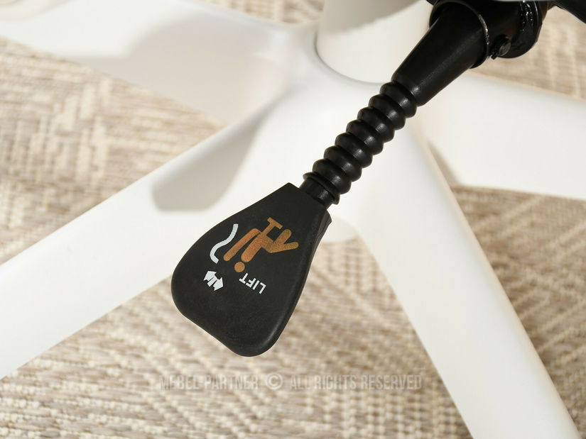 Kancelářské křeslo Ikergen (šedá + bílá)