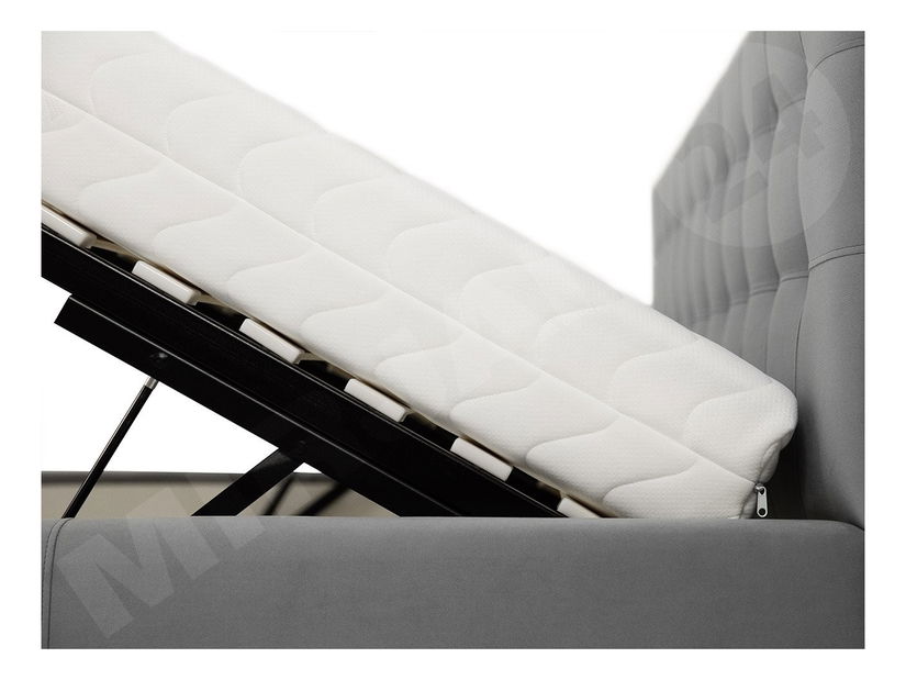 Manželská postel 140cm Hermon (bílá)