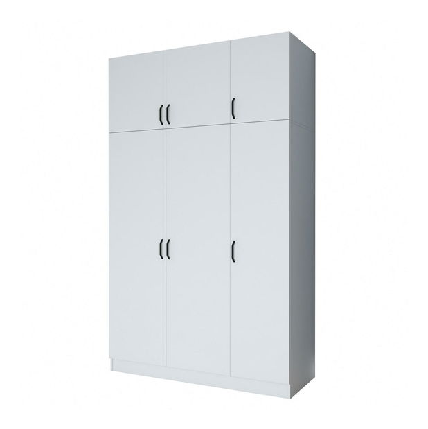 Policová skříň Bafaretta 4 (bílá)