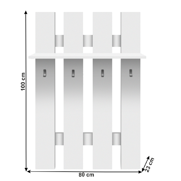 Věšákový panel Timmy Typ 17