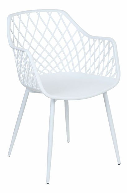 Set 2 ks jídelních židlí Nasza (bílá)