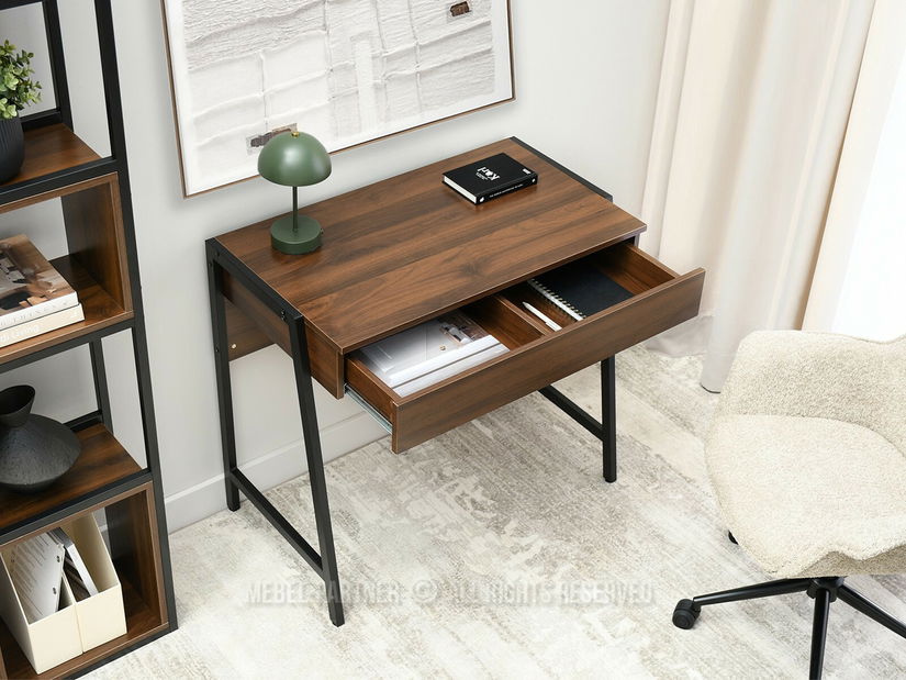 PC stolek Norsinimo (ořech + černá)