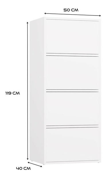 Skříňka Afoctera 1 (bílá)