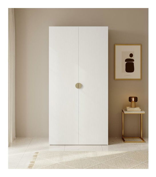 Šatní skříň Moonie XIII (bílá)