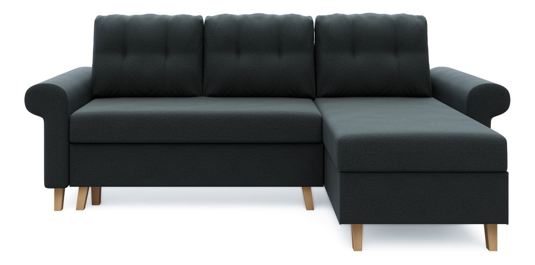 Rohová sedací souprava Ostrol (grafit) (P)