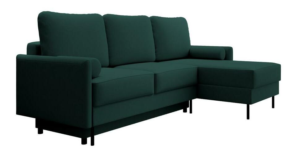 Rohová sedací souprava Toblera L (zelená tmavší)
