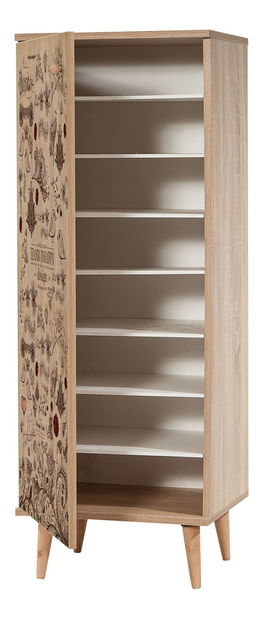 Předsíň Feliz 731 (dub sonoma + kamenná)