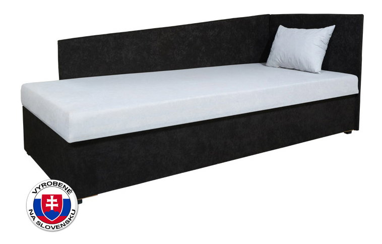 Jednolůžková postel (válenda) 80 cm Eda 4 Lux (se sendvičovou matrací) (P)