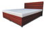 Manželská postel 160 cm Rebeka (se sendvičovými matracemi) (bordovo-červená)