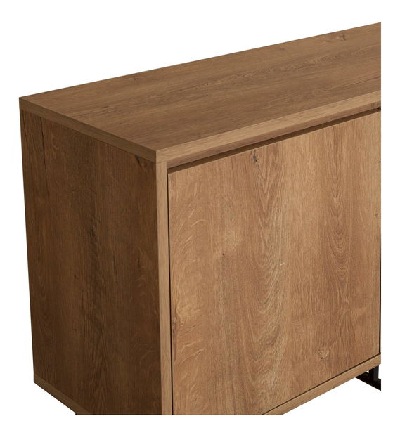 Sada nábytku do obývacího pokoje Laxi 19 (ořech + černá)