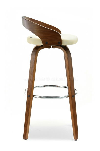 Židle Haime (oříšková + chromová)