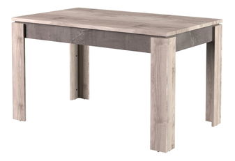 Rozkládací jídelní stůl Japon (kaštan nairobi + onyx) (pro 4-6 osob)