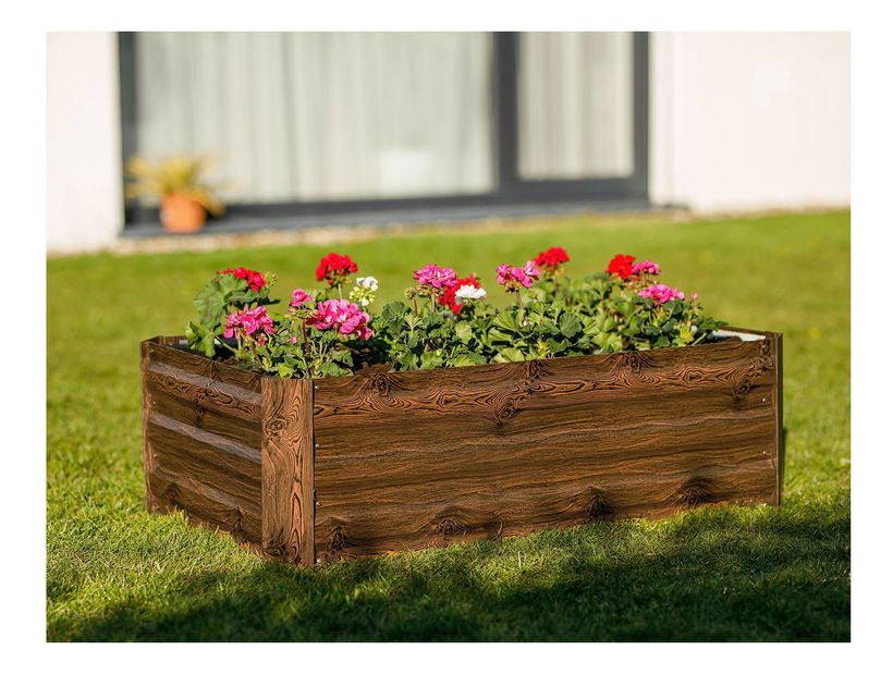 Vyvýšený záhon 4 Naipes (hnědá)