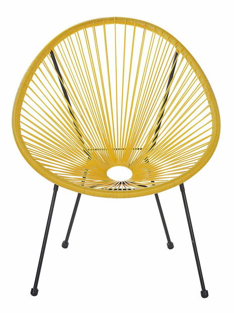 Set 2 ks. židlí ALVAREZ II (žlutá)