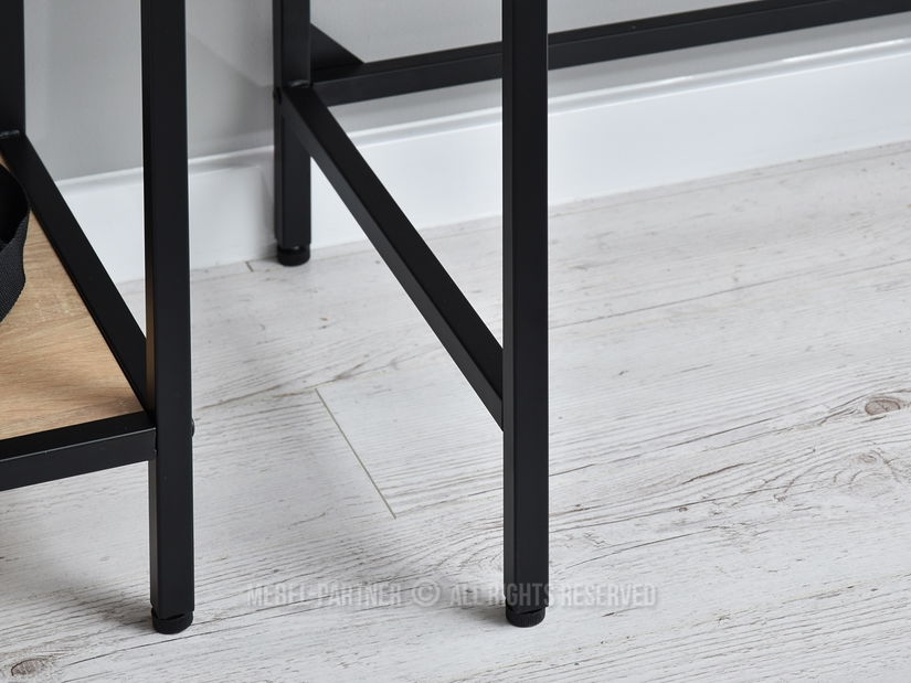 PC stolek Kaplan (dub + černá)