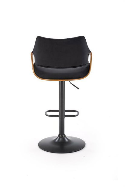 Barová židle Honduras (černá + ořech)