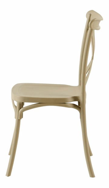 Jídelní židle SAVIVA (šedohnědá)