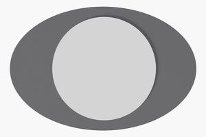 Zrcadlo Oblisimo (antracit)