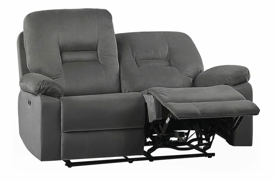 Pohovka dvousedačka Bev (šedá) (s USB portem)