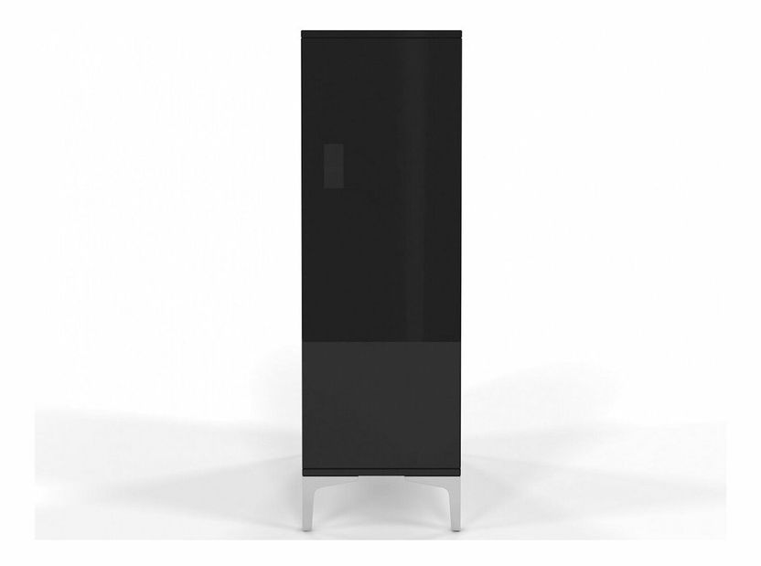 Komoda Naturlig Evenna (vysoký lesk černý) (vysoká)