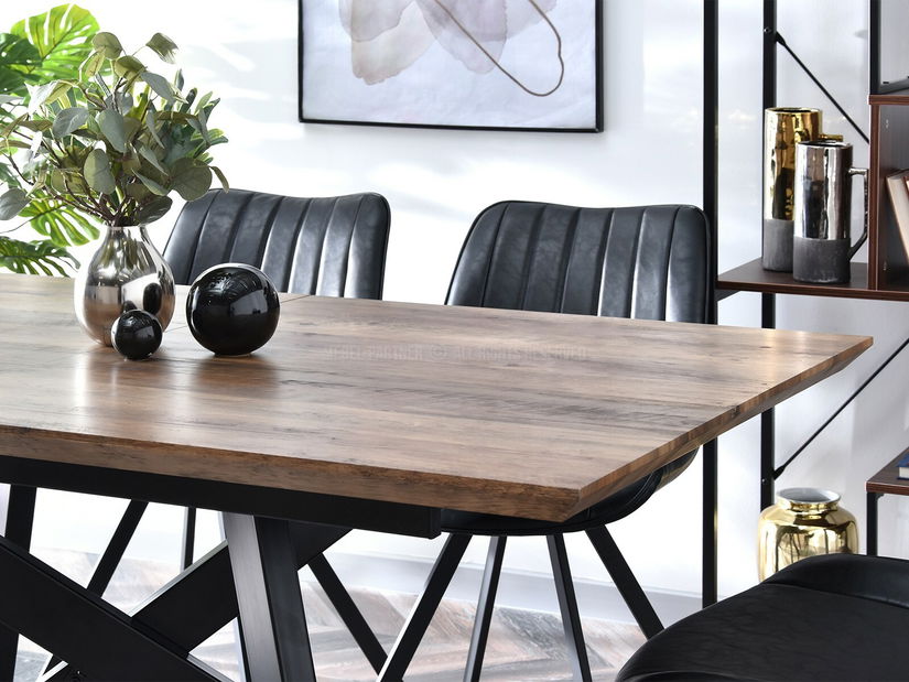 Jídelní stůl Timmy (ořech + černá)