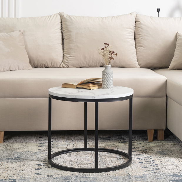  Konferenční stolek Lala (dub zlatý + černá)