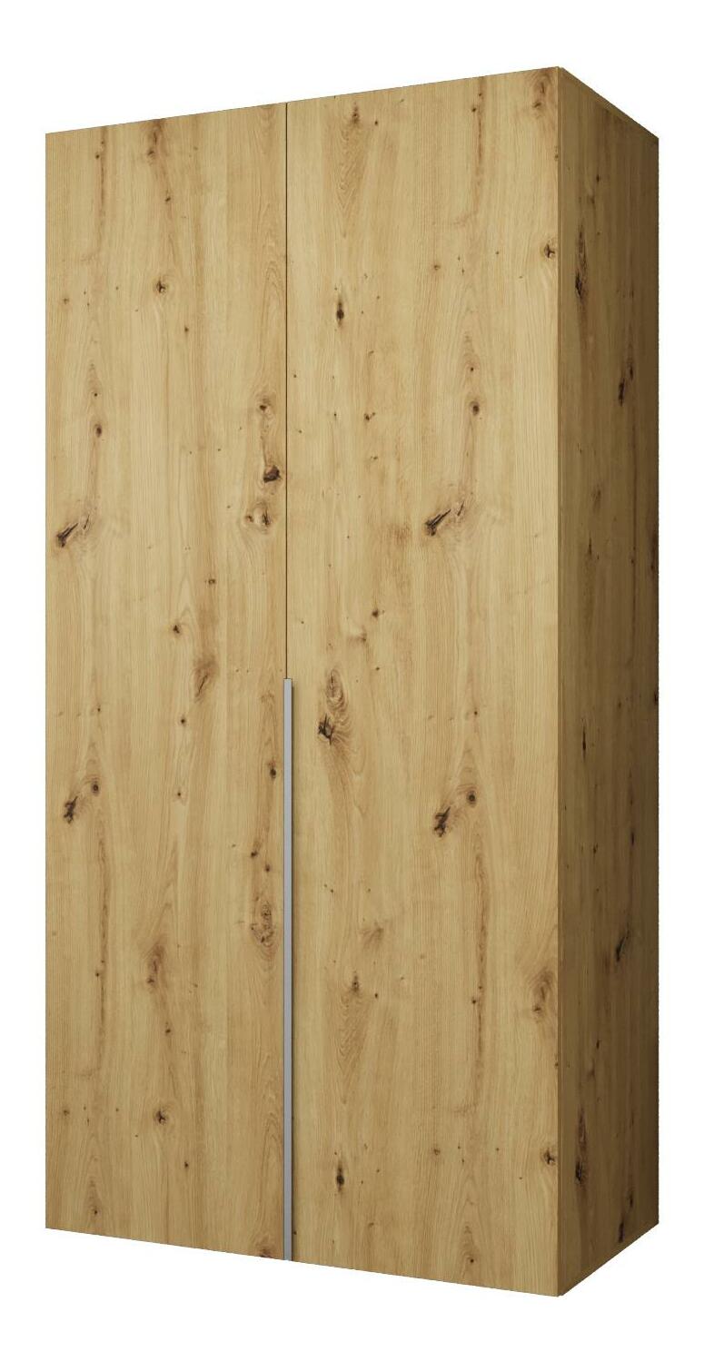 Šatní skříň 100 cm Alice 1 (dub artisan + kašmír)