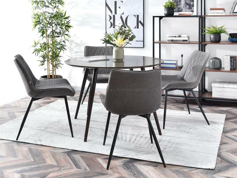 Židle Aron (šedá + černá)