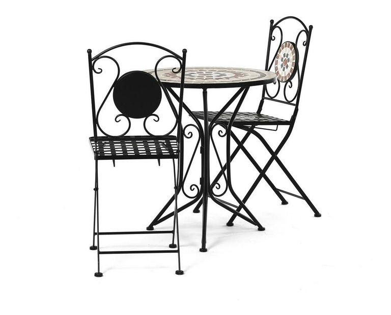 Zahradní set Unomassa (černá) (pro 2 osoby)