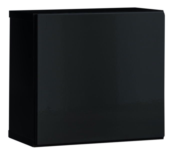Skříňka na stěnu Southport 27 ZZ SW SW 5 (černá + lesk černý)
