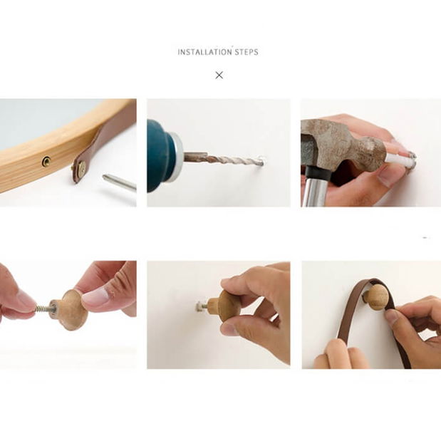 Zrcadlo Loma 3 (bambus)