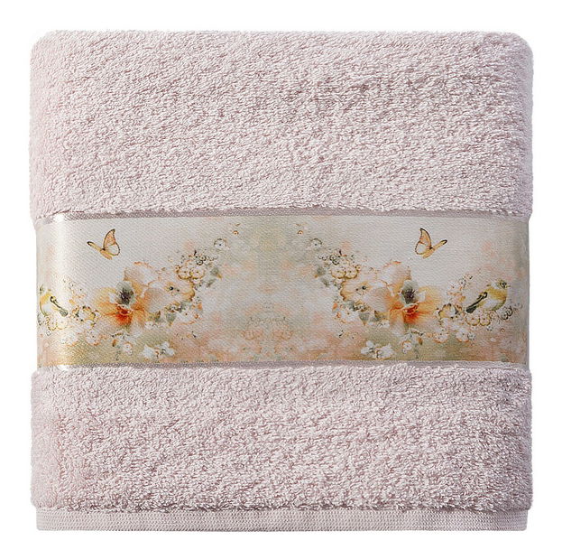 Ručník 140x70 cm Spring 02 (růžová) (3 ks)