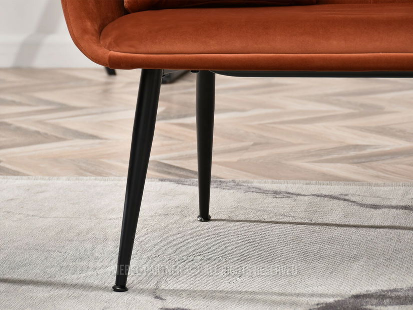 Pohovka Osmol S (měděná + černá)