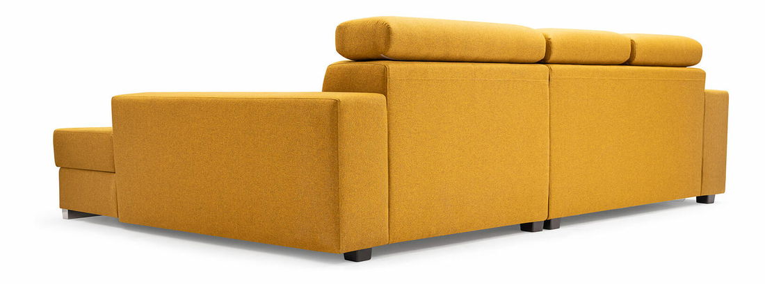 Rohová sedací souprava Mayola (světle šedá + černá) (P)