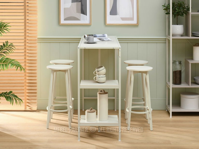 Barová židle Boredom (krémová)