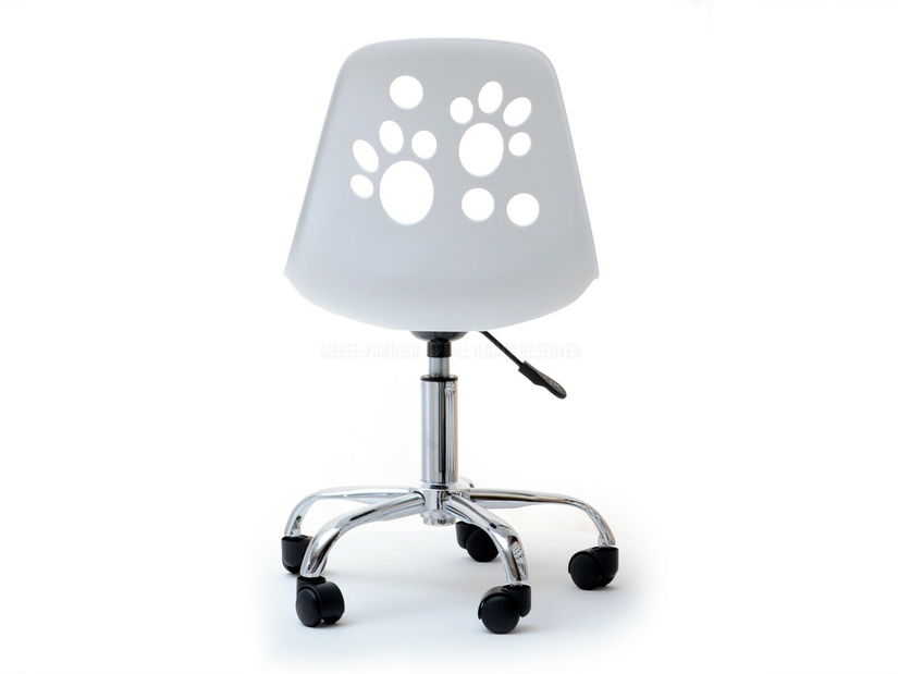 Dětská židle Footy (růžová + chromová)