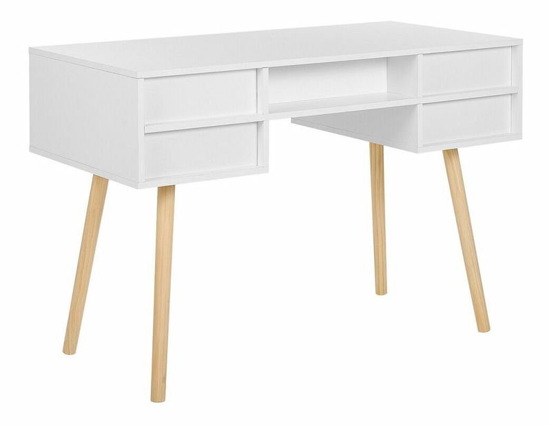 Psací stůl 110x55 cm Lan (bílá)