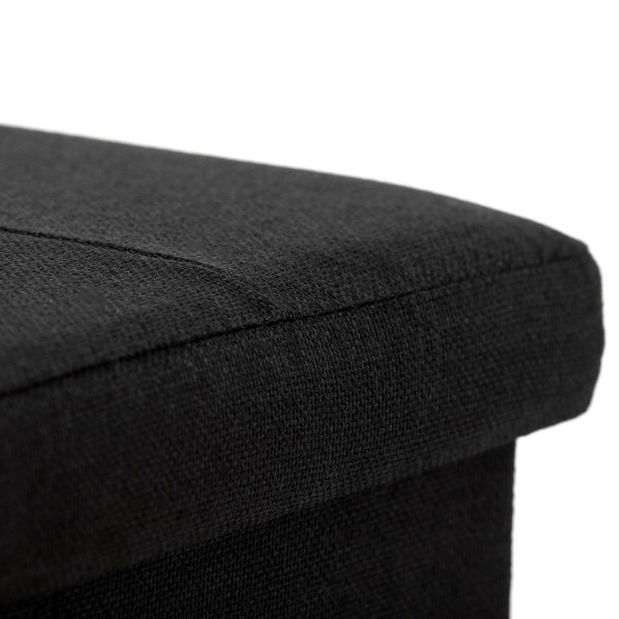 Taburetka Tuvimos (černá) (s úl. prostorem)