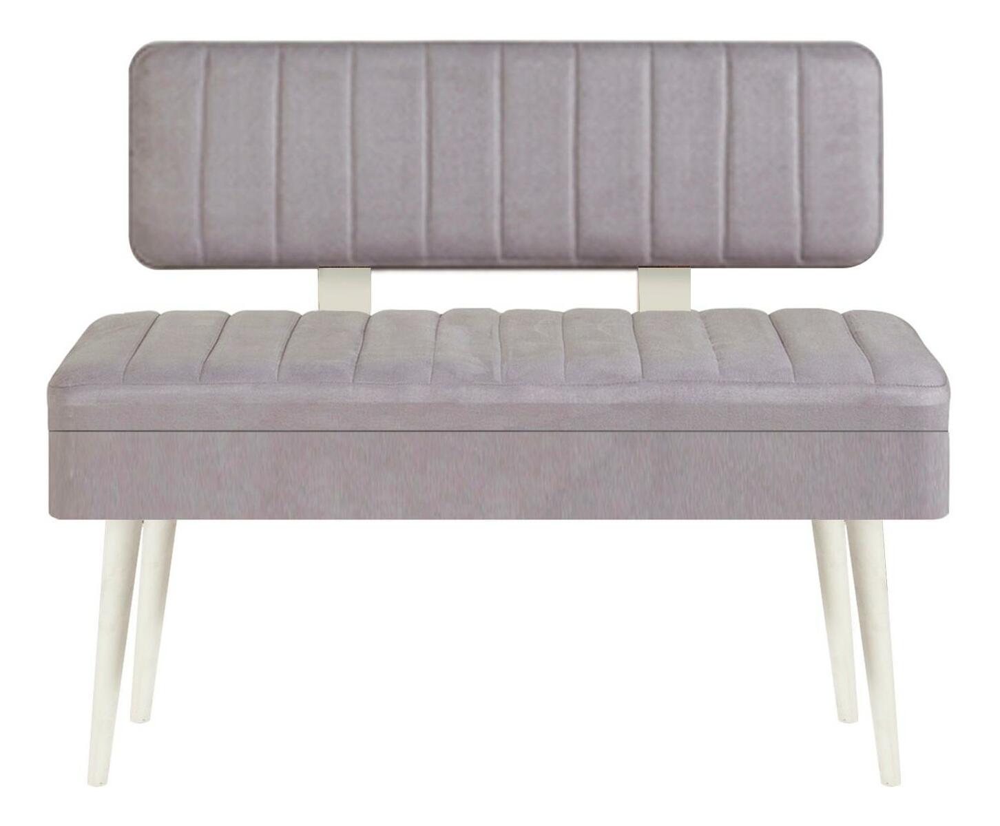 Lavice Vlasta 1 (bílá + šedá) (s úl. prostorem)