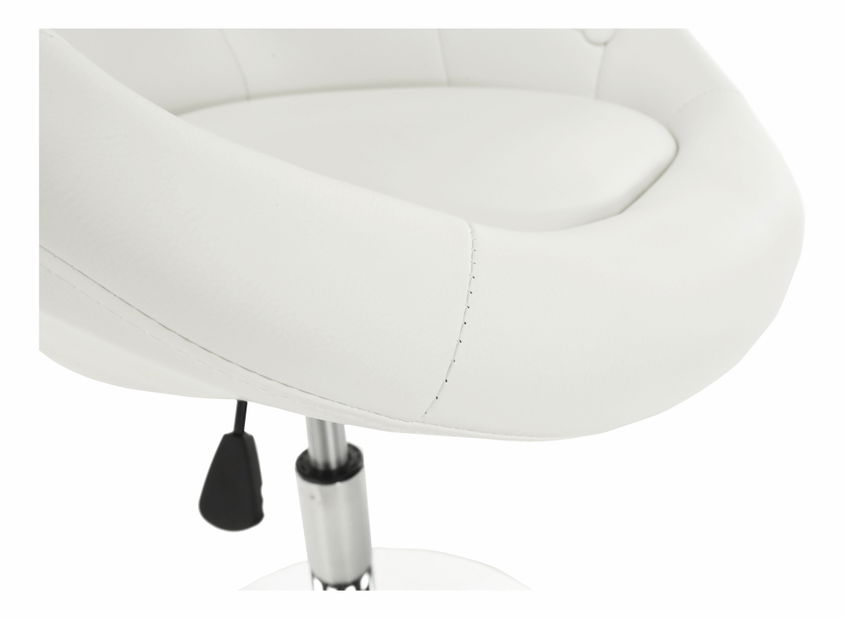 Otočné křeslo Gully (bílá)