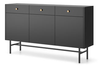 Komoda Desanta 3D3SZ (černá)