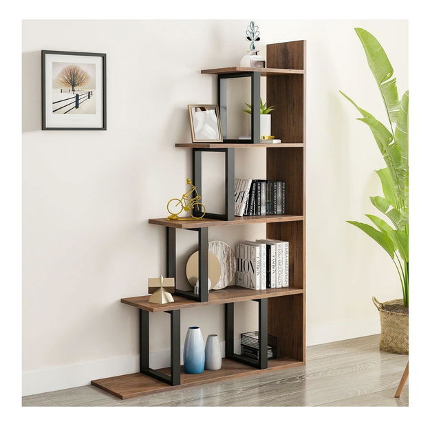 Regál Saidy (hnědá + černá)