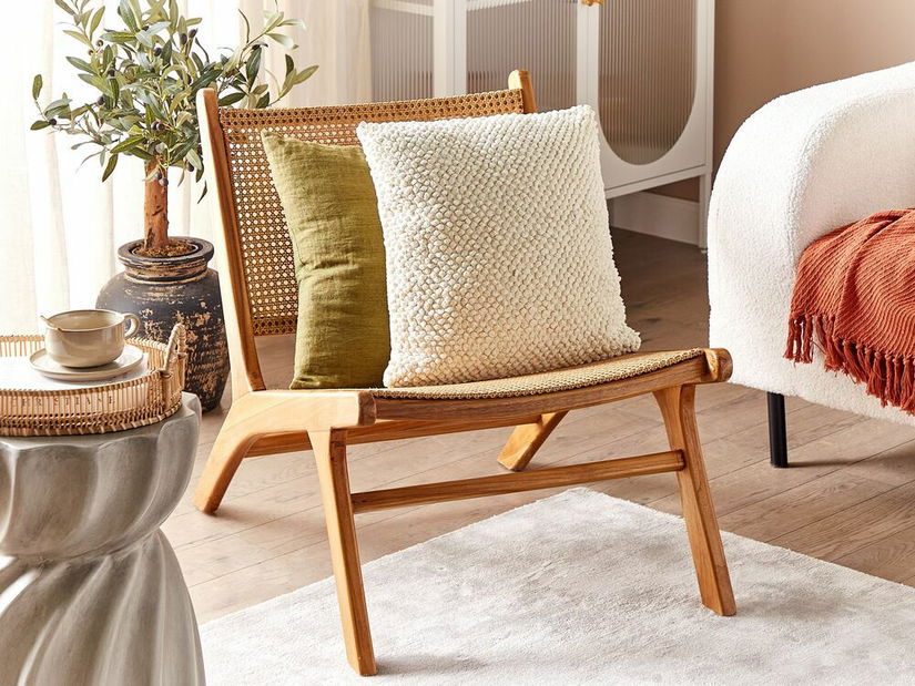 Polštář k sezení 70 x 70 x 15 cm Joa (béžová)