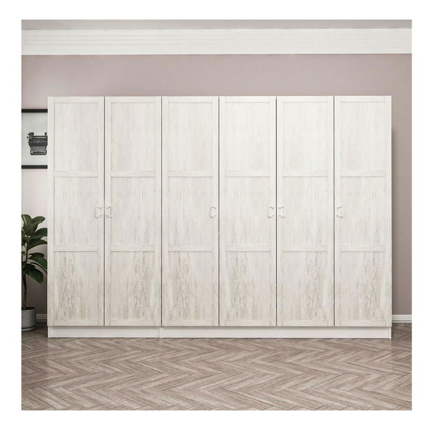 Šatní skříň Kalia 3833 (bílá)