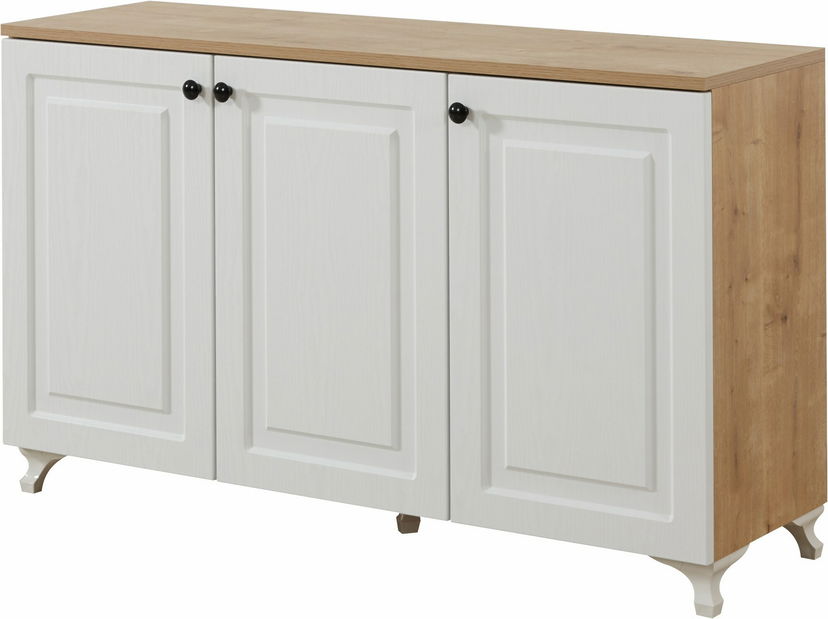 Komoda Tuvantille 11 (dub safírový + ořech)