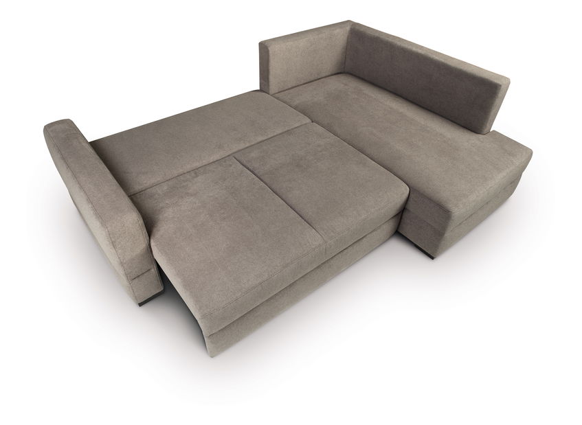 Rohová sedací souprava BRW Alan Lux 3DL REC (hnědá) (P)