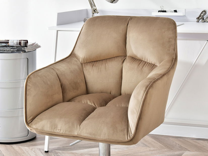 Křeslo Island (béžová + zlatá)